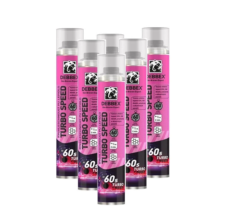 Rychleschnoucí PU lepidlo Turbo Speed Stavebniraj.cz