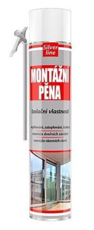 montážní pěna trubičková SILVER LINE Stavebniraj.cz