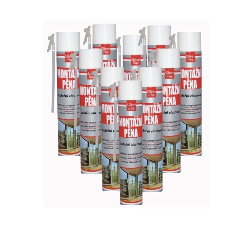 montážní pěna trubičková SILVER LINE Stavebniraj.cz