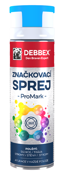značkový sprej ProMark Modrý Stavebníraj.cz