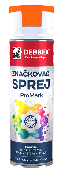 značkový sprej ProMark Oranžový Stavebníraj.cz