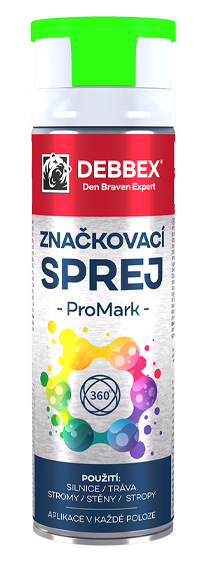 značkový sprej ProMark Zelený Stavebníraj.cz