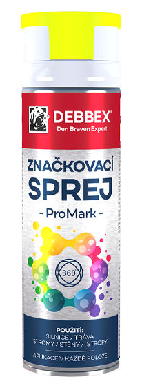 značkový sprej ProMark Žlutý Stavebníraj.cz
